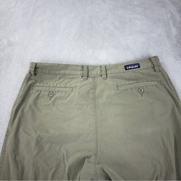 Patagonia Men's Sz 35x29 All Wear Straight Leg Green Pants Organic Cotton 55332 - Picture 10 of 12